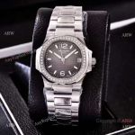 Best Copy Nautilus Patek Philippe Gray Face Watch Ladies 33mm